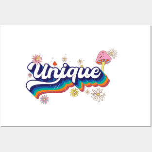 Unique - Groovy Vibes Posters and Art